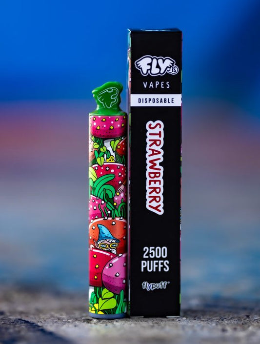Vaporizador 2500 Puff - Strawberry - Marca FLY